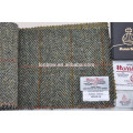 Tela de lana tejida a mano en tejido de espiga Harris Tweed para trajes de zapatos y juguetes